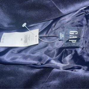 GAP Midnight Blue velvet blazer